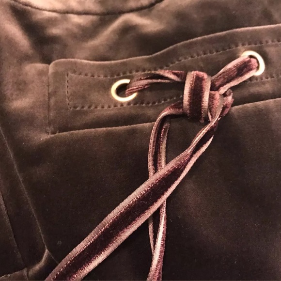 PER SE Brown Velvet Bow Tie Dress Pants trousers - Picture 5 of 5